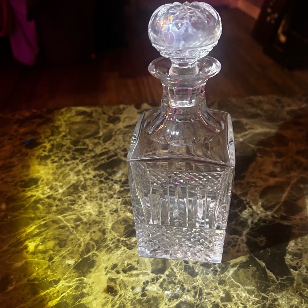 Saint Louis Crystal White Bar Accessories Decanter